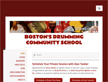 Tablet Screenshot of drumconnection.com